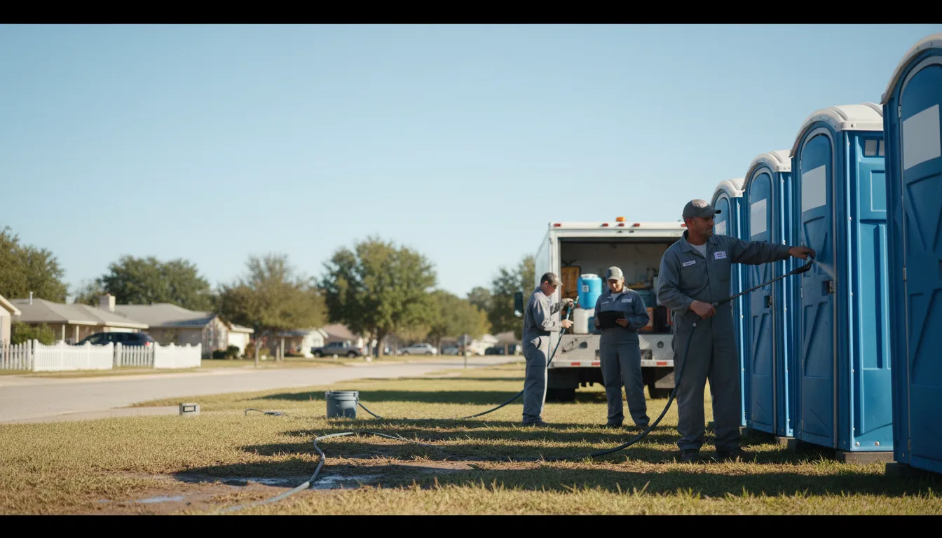 Long-Term Portable Toilet Rental in Columbus, KS near me